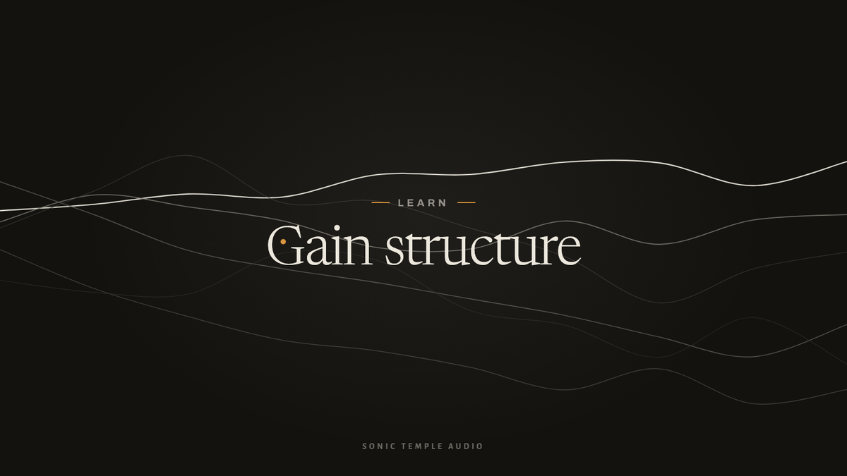 Learn: Gain structure