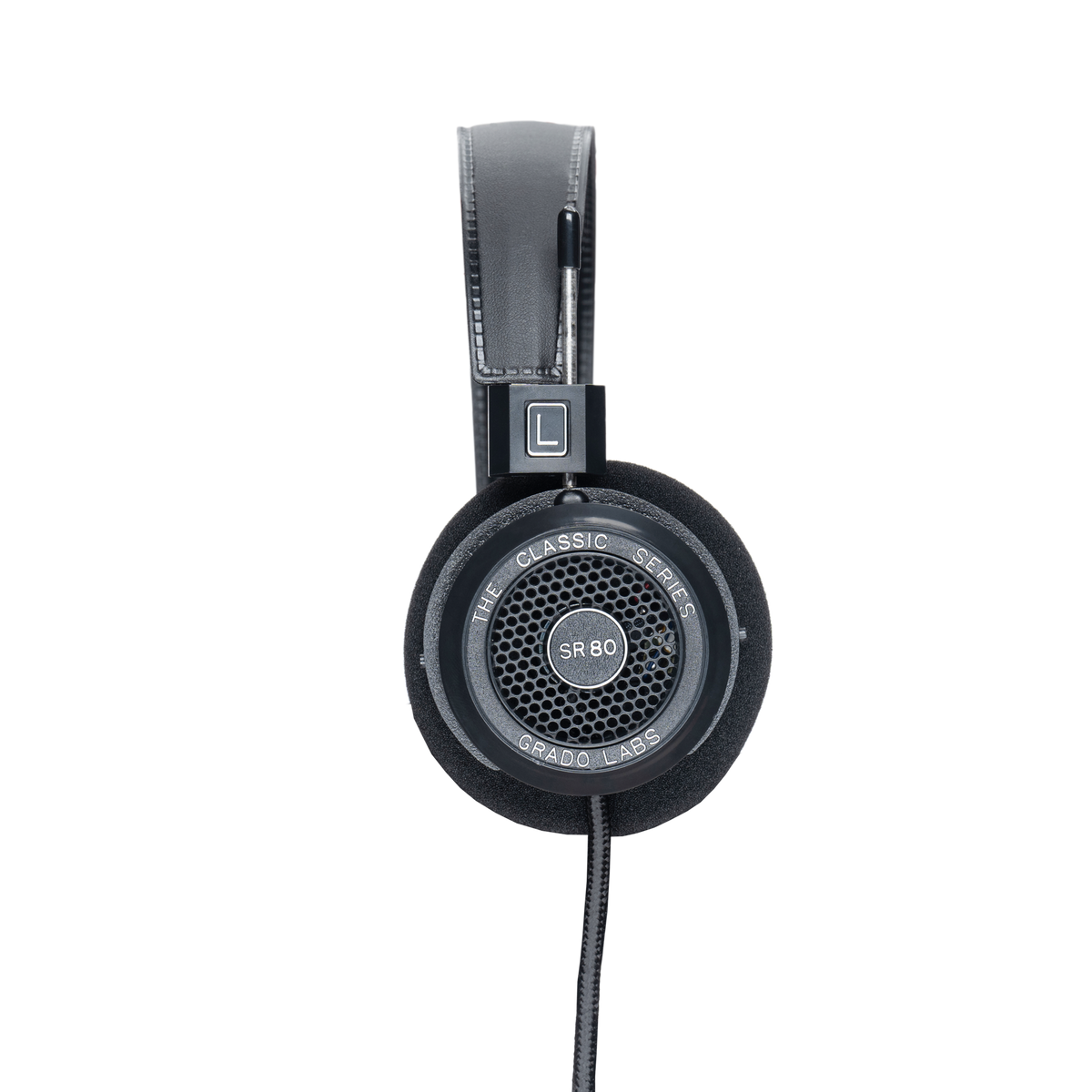 Grado SR80, side view of the earcup