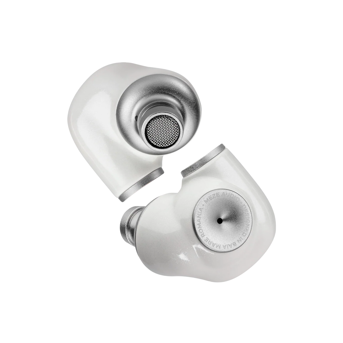 Meze Audio ALBA S, the pair of earpieces, front and back