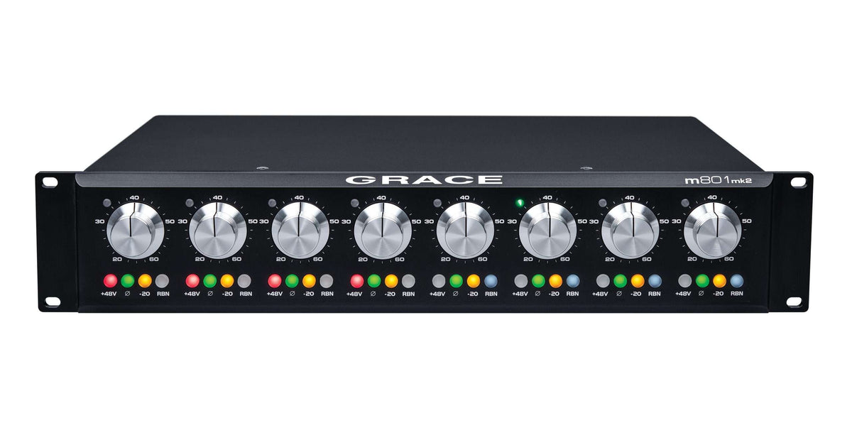 Grace Design m801mk2 front panel