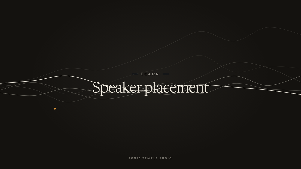 How to Set Up Speakers in a Real Room