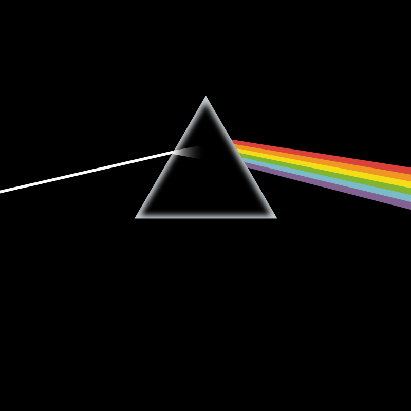 The Dark Side of the Moon by Pink Floyd, vinyl LP cover
