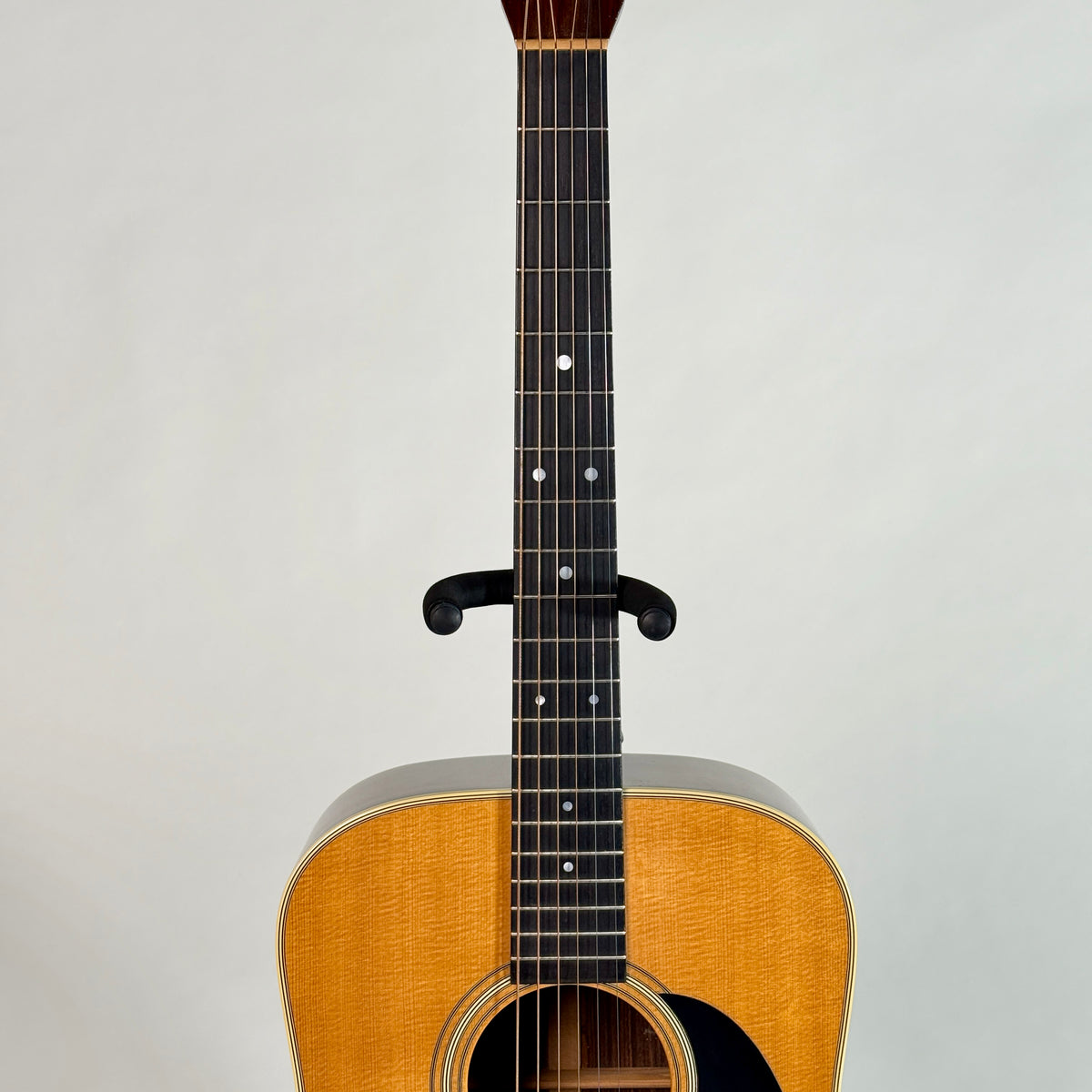Used 1976 Martin D-28, front of the neck