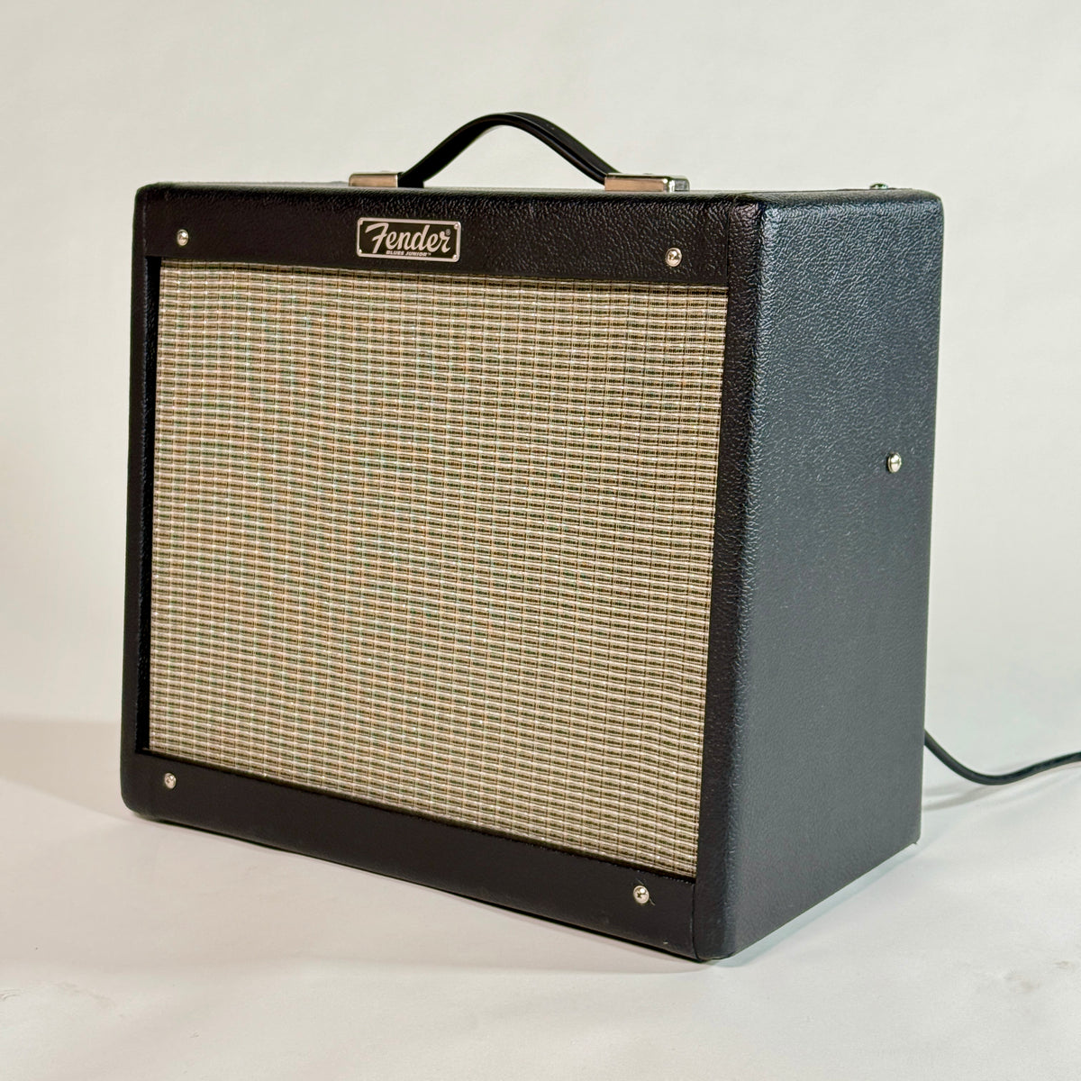 Used Fender Blues Junior IV, angled view from the left