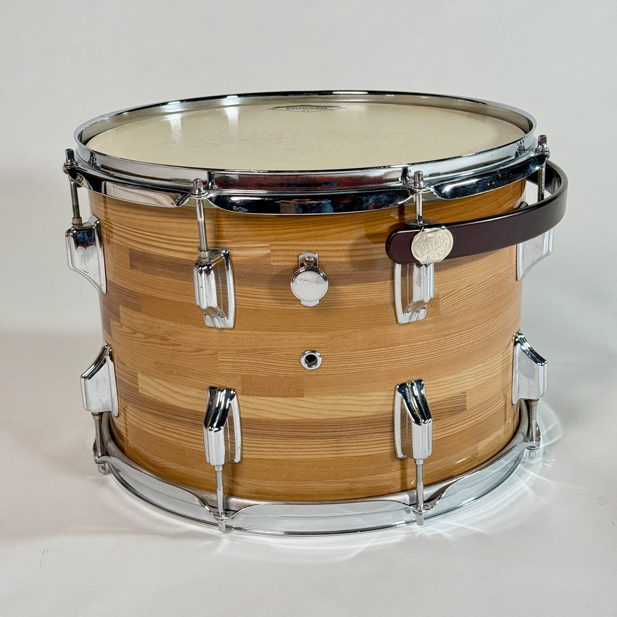Used Rogers three-piece drum kit in natural, the rack tom from the other side