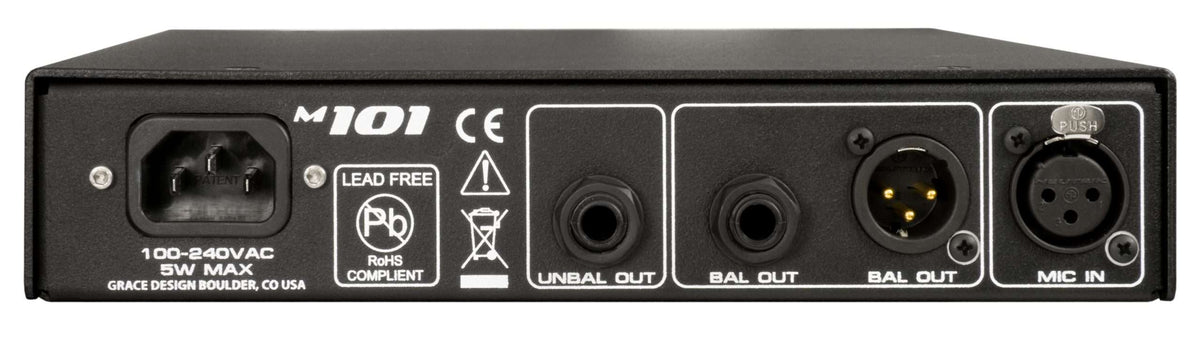 Grace Design m101 rear panel
