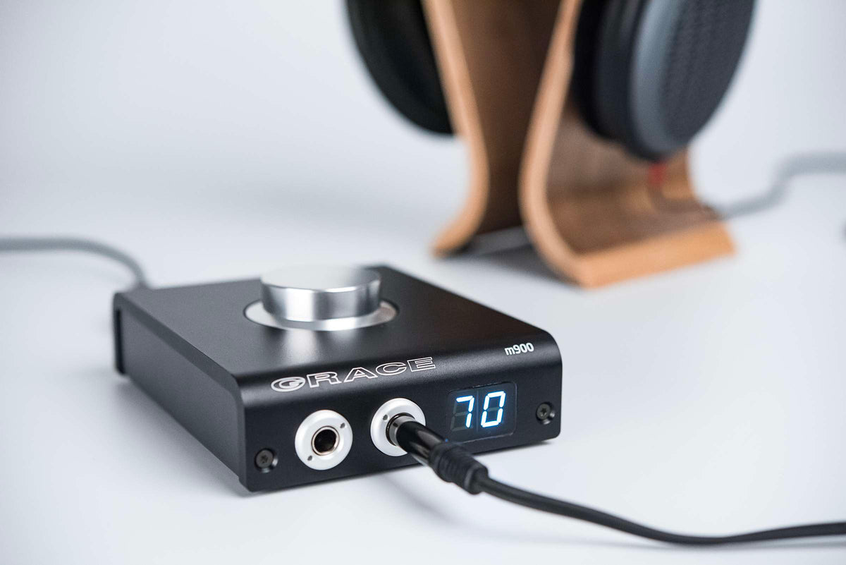 Grace Design m900 with headphones plugged in