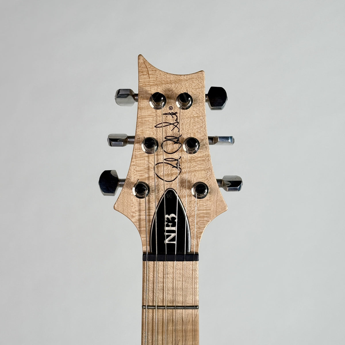 Used 2012 PRS NF3 in Antique White, front of the headstock